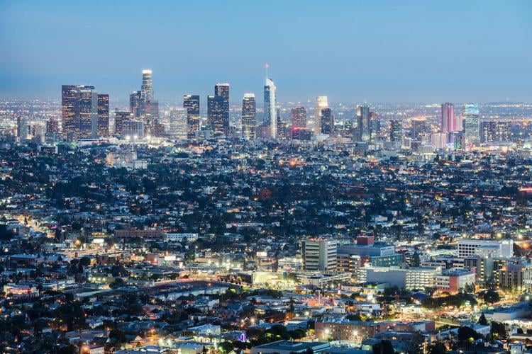 Skyline of Downtown Los Angeles